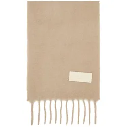 Schal MARC O'POLO "aus kuscheligem Alpakawolle-Mix", Damen, beige (deep sand), Obermaterial: 80% Alpaka, 20% Polyamid, unifarben, casual, Modetücher