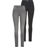 FLASHLIGHTS FLASHLIGHTS, Jeansjeggings in black/grey | Gr.: 50