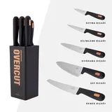 KARACA Overcut Messerset 6-tlg. Stahl