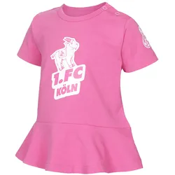 hummel 1. FC Köln Baby T-Shirt mit Schößchen 3593 - rosebloom 92