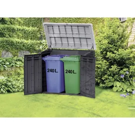 KETER Mülltonnenbox Store It Out MAX 146 x 82 x 125 cm grau