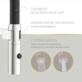 Lenz NALU Einhebelmischer Nickel-Matt