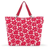 daisy red – Geräumige Shopping Bag und edle Handtasche in einem – Aus wasserabweisendem Material