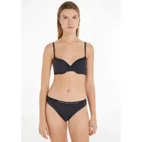 Tommy Hilfiger Damen Demi-Cups BH mit wattierten Cups Modell 'DEMI', Black, 80B