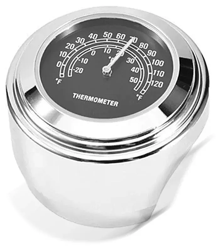 Lenkerthermometer passend für Yamaha XV 750 Virago / 535 Virago Craftride mit Lenkerhalter schwarz