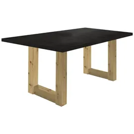 58 aufm Kessel Eila 180 x 75 x 90 cm Asteiche/schwarz