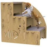 LearnLyrics Hundetreppe Hochbetten - Holzhaustiertreppe, rutschfeste Haustiertreppe | Bequeme Kleine Hundetreppe Hochbetten, Hölzerne Haustiertreppe Katzen Hunde, Hundetreppe Schlafzimmer Rampe