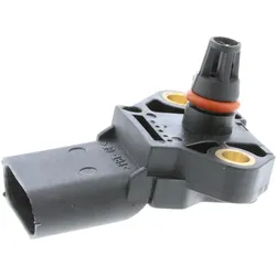 VEMO Sensor, Ladedruck Original Qualität Ansauglufttemperatur,Sensor, Ladedruck,Sensor, Saugrohrdruck,Luftdrucksensor, Höhenanpassung schwarz für SKOD