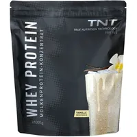 TNT Whey Protein Konzentrat - Eiweißpulver (Vanille) 1 kg Pulver