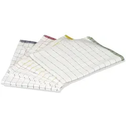 Floorstar Microfaser-Geschirrtuch -Pot&Pan- TGP 60 R , Farbe: rot-weiß