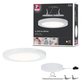 Paulmann LED Einbaupanel Cover-it 1 Stk. rund 12 W Weiß