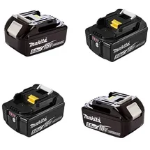 Makita Akku 18 V Li-Ion 5,0 Ah 4 Stück