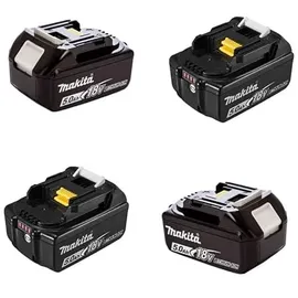Makita Akku 18 V Li-Ion 5,0 Ah 4 Stück