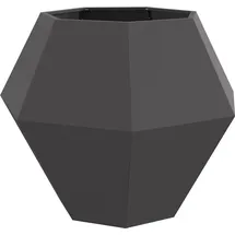 vidaXL Pflanzkübel 100 x 100 x 80 cm Schwarz