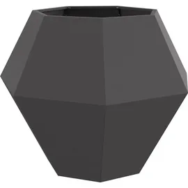 vidaXL Pflanzkübel 100 x 100 x 80 cm Schwarz