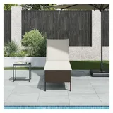 vidaXL Sonnenliege 200 x 55 x 98 cm Braun