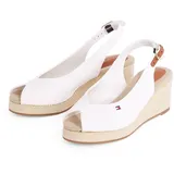 Tommy Hilfiger Flag Mid Wedge ESPAD Slin FW0FW08595YBL (41/ecru) - Weiß - 41