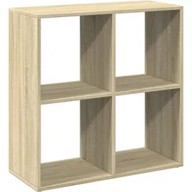 vidaXL Raumteiler-Bücherregal 69,5 x 29 x 69,5 cm Braun
