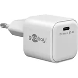 goobay USB-CTM PD Schnellladegerät Nano (65 W) weiß 1x USB-CTM-Anschluss (Power Delivery) - weiß