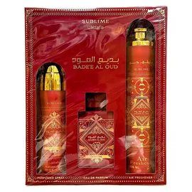 Lattafa Badee Al Oud Sublime Eau de Parfum 100 ml + Geschenkset