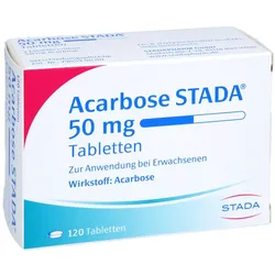 Acarbose Stada 50 mg Tabletten 120 St