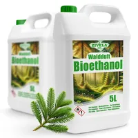 Bioethanol 96,6% 10L | Bio Alkohol Waldduft 96,6% 2x5L | Bioethanol für Kamin, Tischkamin, Bioethanol Kamin | Bioethanol Waldduft | Saubere Verbrennung, ohne Rauch, lebendige und stabile Flamme