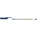 BIC Kugelschreiber Round Stic ECOlutions transparent, Schreibfarbe: blau, 60 St.