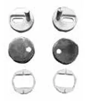VitrA Ersatzteil Scharnier-Set WC-Sitze 120 + 122 mit Schnellverschluss,316021YP1TE 316021YP1TE
