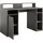 Home Affaire Schreibtisch HOME AFFAIRE "Orem", grau, B:125cm H:89cm T:55cm, Tische, Schreibtisch, Gamingtisch mit Tür und Monitoraufsatz, Breite 125 x 55 cm