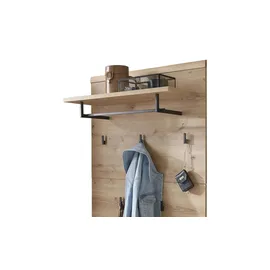 Stella Trading Garderobenpaneel Bari 80 x 128 x 30 cm Eiche
