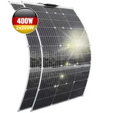 Rhein Beleuchtung Solarmodul 200W effizientes flexibles Solarpanel aus monokristallinem Silizium, (2-St., Solarpanel flexibel, solarpanel 200w, flexible solarmodule), Dünnes Design mit Montagelöchern, flexibel und langlebig