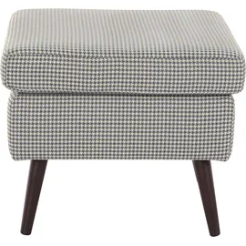 Home Affaire Ohrensessel Sallito Polyester 76 x 109 x 85 cm Grau mit Hocker