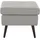 Home Affaire Ohrensessel Sallito Polyester 76 x 109 x 85 cm Grau mit Hocker