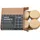 Sigel Magnete braun, Holz Ø 3,3 x 0,9 cm, 4 St.