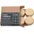 Sigel Magnete braun, Holz Ø 3,3 x 0,9 cm, 4 St.