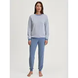 CALIDA Soft Dreams Pyjama Blau 44/46