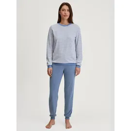CALIDA Soft Dreams Pyjama Blau 44/46