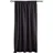 Woltu Thermovorhang Kräuselband 135 x 175 cm Schwarz 1 St