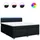 vidaXL Boxspringbett 180 x 200 cm Schwarz