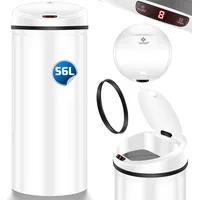 Kesser Automatik Sensor Mülleimer 30 l Silber