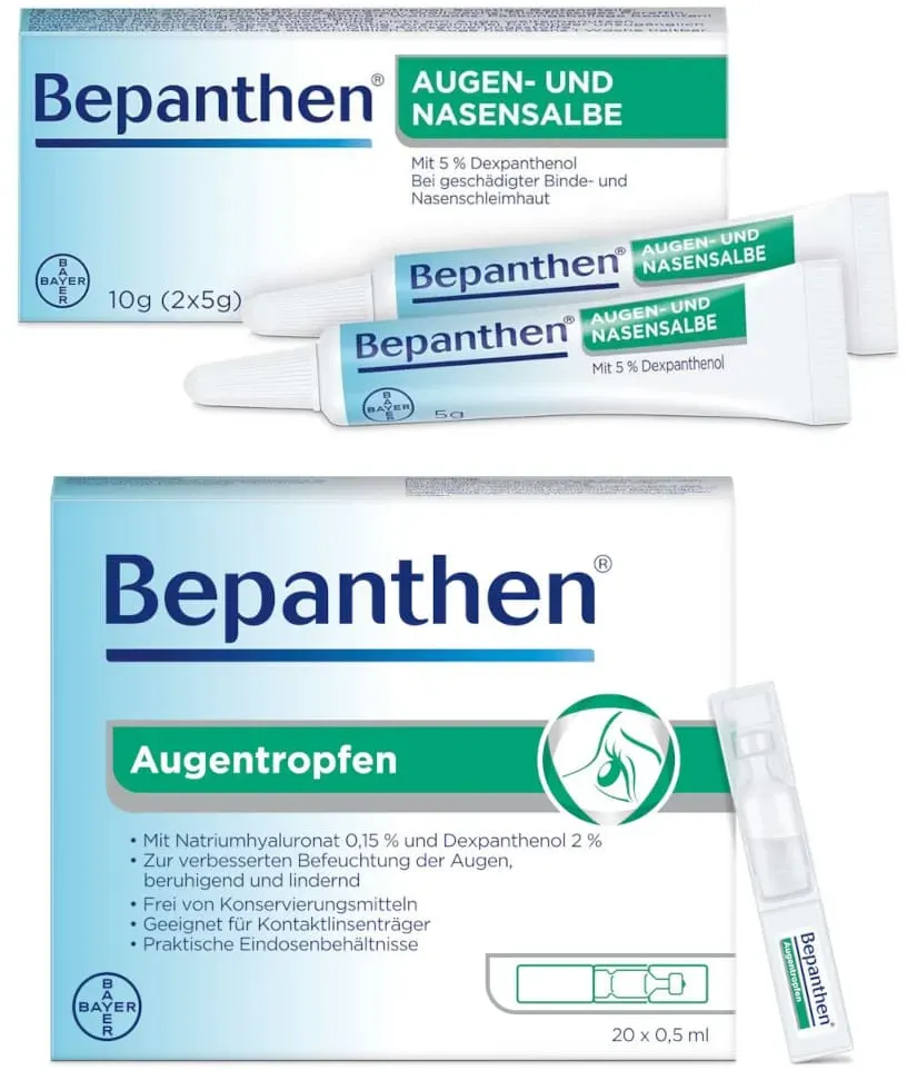 Bepanthen Augensalbe & Augentropfen Set 1 Sparset