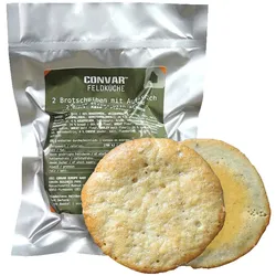 CONVAR FELDKÜCHE 2 Brotscheiben mit Käseaufstrich (Gr 42g)