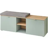 Stella Trading Bari 128 x 50 x 38 cm grün matt / grün