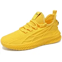Orthopädische Schuhe Sneaker Damen Ergonomischer Schmerzlinderungs Sommer Barfußschuhe Leicht Atmungsaktive Lässige Bequeme Outdoor Sportschuhe Turnschuhe Laufschuhe Trachtenschuhe Damen (Yellow, 40) - 40 EU
