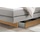Hasena Boxspringbett 140-180 cm Braun / Hellgrau, Liegefläche:180 x 200 cm, Topper:Agrea-Topper