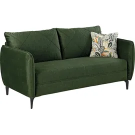 Jockenhöfer Sessel Novara Polyester 177 x 86 x 85 cm Dunkelgrün