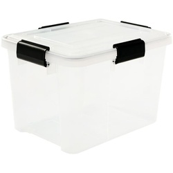 IRIS S.A. 3x Archivboxen »Water Proof« - 20 Liter transparent, 29x26x39 cm