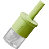 IWOWHERO Silikon Backpinsel Mit Ölflasche Hitzebeständiger Grillölpinsel Aus Bpa Freiem Silikon Ölverteiler Für Fleisch Gebäck Und Kuchen Küchenutensil Für Backen Und Grillen