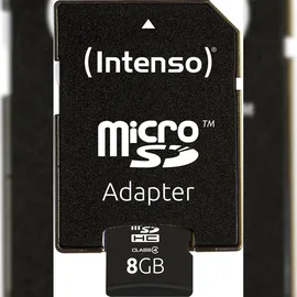 Intenso microSD Class 4 + SD-Adapter 8 GB