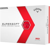 Callaway Supersoft 23 12 Pack Performance Golf Bälle - Rot